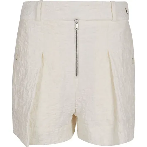 Button Belted Zipper Shorts , female, Sizes: S, XS - Jil Sander - Modalova