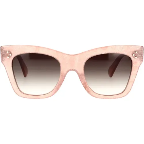 Schicke und Lässige Cat-Eye Sonnenbrille , unisex, Größe: 50 MM - Celine - Modalova