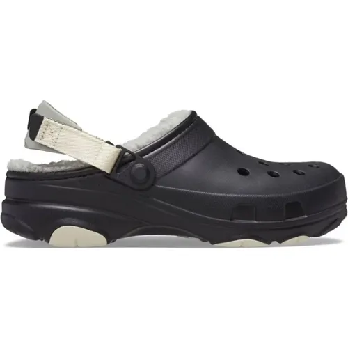 All-Terrain Clog mit Weichem Fellfutter , unisex, Größe: 45 EU - Crocs - Modalova