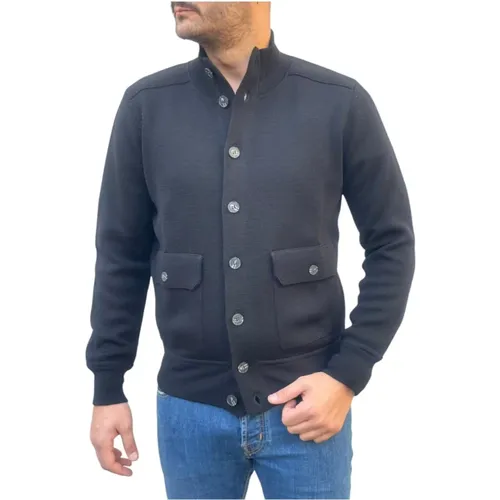 Wolljacke mit Taschen , Herren, Größe: 2XL - Kangra - Modalova