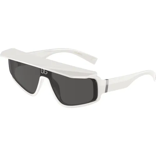 Dark Grey Sunglasses DG 6177 , male, Sizes: 46 MM - Dolce & Gabbana - Modalova