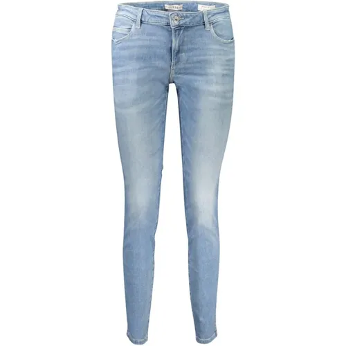 Hellblaue Baumwoll-Damenjeans , Damen, Größe: W31 L30 - Guess - Modalova