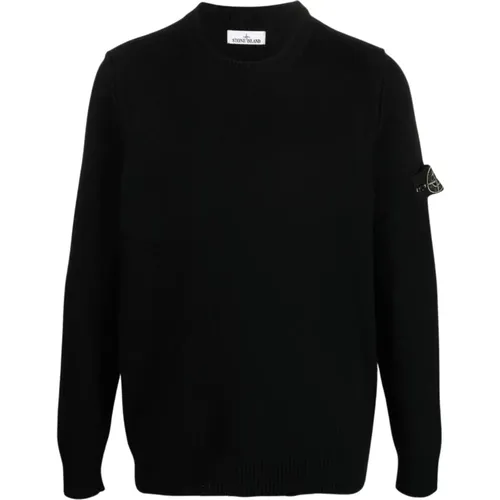 Wool Crew Neck Sweater , male, Sizes: S, XL, 2XL, L, M - Stone Island - Modalova