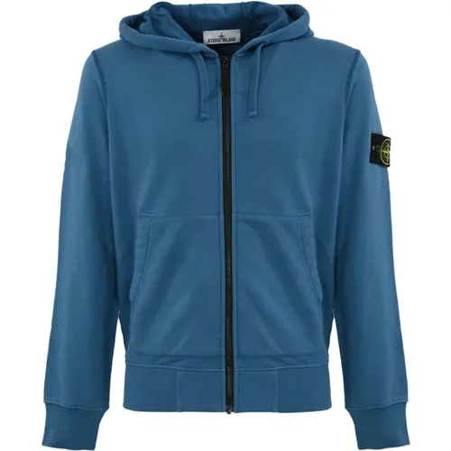 Zip Hooded Sweater , male, Sizes: S - Stone Island - Modalova