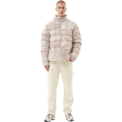 Puffer Jacket Travertine , male, Sizes: M, XL, L, 2XL, XS, S - Filling Pieces - Modalova