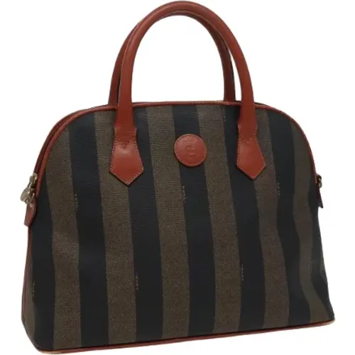 Pre-owned Canvas Handtaschen , Damen, Größe: ONE Size - Fendi Vintage - Modalova