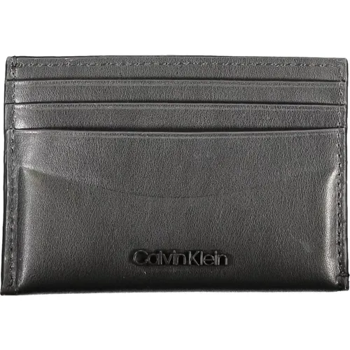 Mens Wallet Cardholder Contrast Logo , male, Sizes: ONE SIZE - Calvin Klein - Modalova