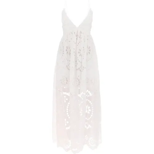 Lexi Broderie Anglaise Maxi Dress , female, Sizes: L, S - Zimmermann - Modalova