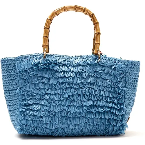 Women Bags Handbag Azzurro Aw22 , female, Sizes: ONE SIZE - Chica London - Modalova