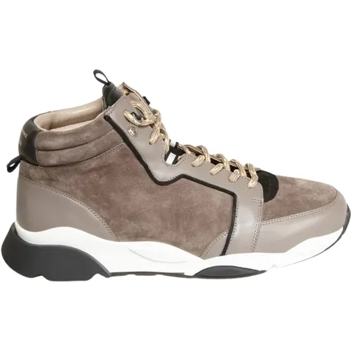 Graue Mountain Trainers High Top , Herren, Größe: 42 EU - Zespà - Modalova