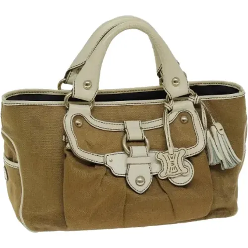 Pre-owned Canvas handbags , female, Sizes: ONE SIZE - Celine Vintage - Modalova