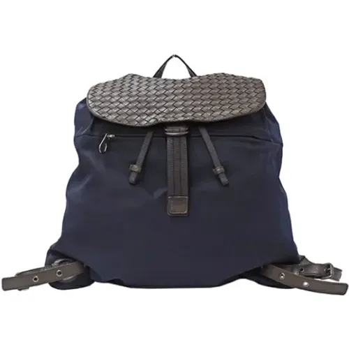 Pre-owned Canvas backpacks , female, Sizes: ONE SIZE - Bottega Veneta Vintage - Modalova