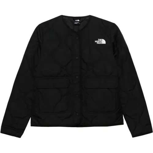 Quilted Coat Logo Print , female, Sizes: XS, S, M - The North Face - Modalova
