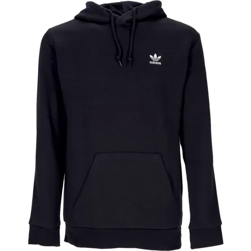 Schwarzer Trefoil Hoodie Leichter Sweatshirt - Adidas - Modalova