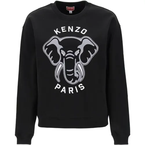 Embroidered Jungle Sweatshirt , female, Sizes: S - Kenzo - Modalova