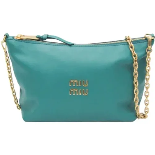 Pre-owned Leder schultertasche - Miu Miu Pre-owned - Modalova