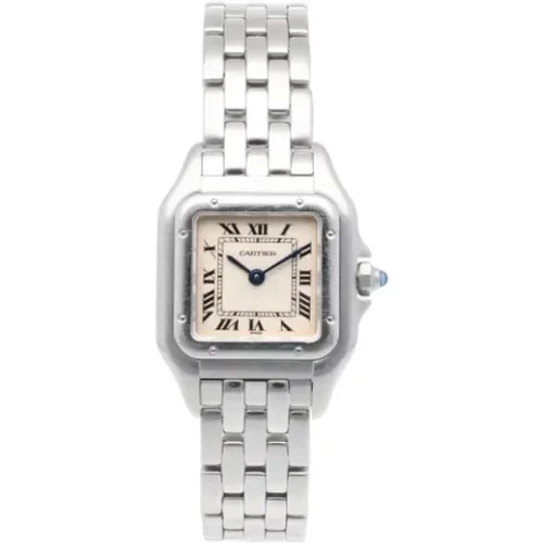 Pre-owned Glass watches , female, Sizes: ONE SIZE - Cartier Vintage - Modalova