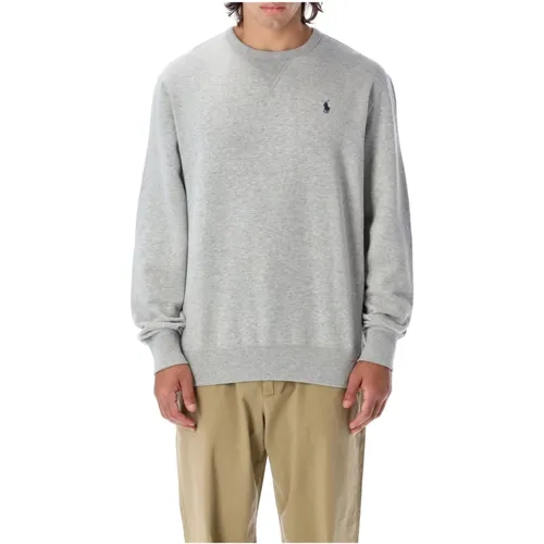 Grauer Crewneck Strickheizer Ss24 , Herren, Größe: M - Ralph Lauren - Modalova