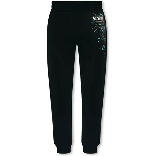 Sweatpants mit Logo , Herren, Größe: XL - Moschino - Modalova