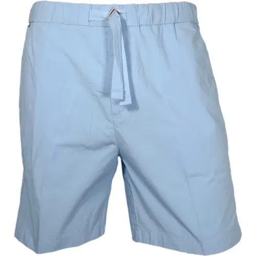 Light Cotton Regular Fit Elasticated Waist Shorts Kenosh-Shorts , male, Sizes: L - Hugo Boss - Modalova