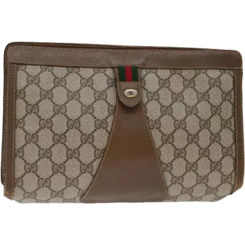 Pre-owned Leder clutches - Gucci Vintage - Modalova