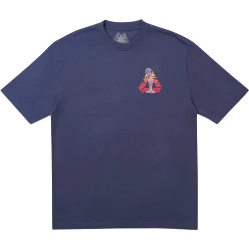 Limitierte Auflage Navy T-Shirt , Herren, Größe: M - Palace - Modalova