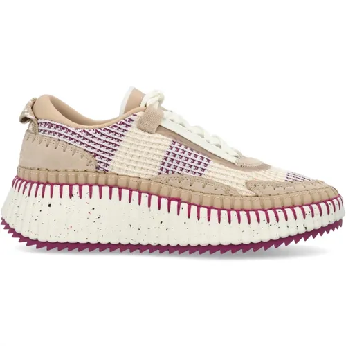 Womens Shoes Sneakers Wild Purple Ss24 , female, Sizes: 3 UK - Chloé - Modalova