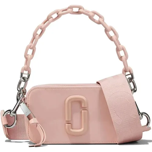 The Snapshot Patent Leather Crossbody Bag , female, Sizes: ONE SIZE - Marc Jacobs - Modalova