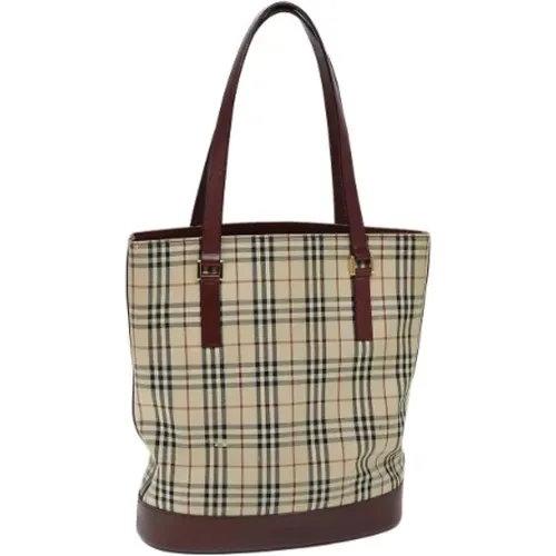 Pre-owned Canvas totes , female, Sizes: ONE SIZE - Burberry Vintage - Modalova