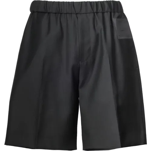 Bermuda Shorts with Drawstring and Logo , male, Sizes: L - Givenchy - Modalova