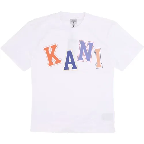 Logo Tee Multicolor Short Sleeve T-shirt , Herren, Größe: L - Karl Kani - Modalova