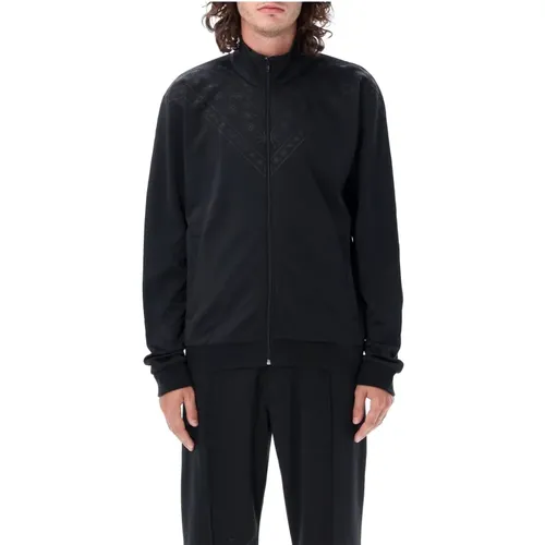 Slim Track Jacket with Bandana Design , male, Sizes: S - Marcelo Burlon - Modalova
