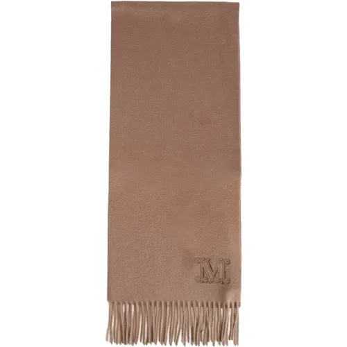 Fringed Wsdalia Cashmere Scarf , female, Sizes: ONE SIZE - Max Mara - Modalova