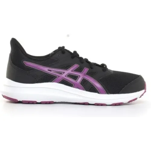 Schwarz/Brombeer Sneakers für Frauen , Damen, Größe: 39 1/2 EU - ASICS - Modalova