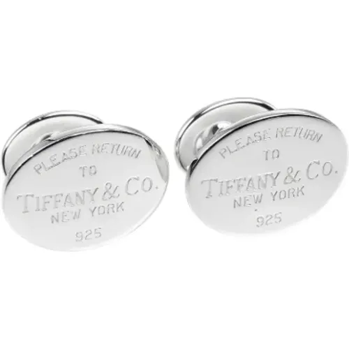 Pre-owned Silver earrings , female, Sizes: ONE SIZE - Tiffany & Co. Pre-owned - Modalova