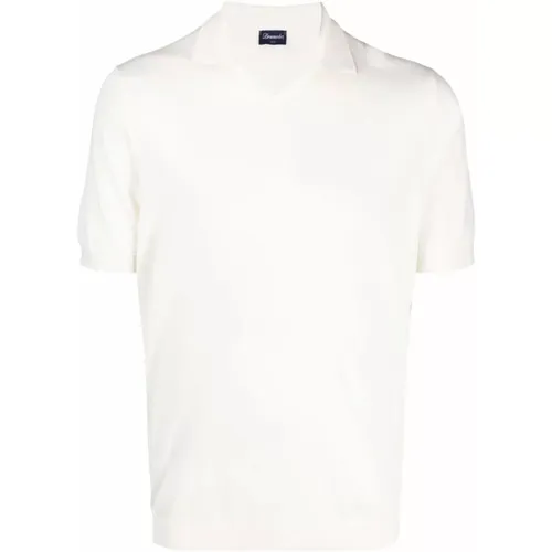 T-shirts and Polos , male, Sizes: M, 2XL, L, XL - Drumohr - Modalova