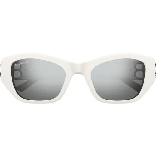 Womens Cateye Sunglasses with Acetate Frame , female, Sizes: 53 MM - Balenciaga - Modalova