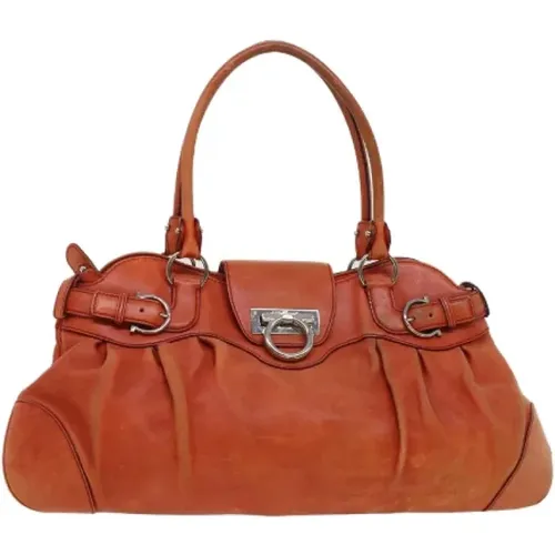 Pre-owned Leather handbags , female, Sizes: ONE SIZE - Salvatore Ferragamo Pre-owned - Modalova