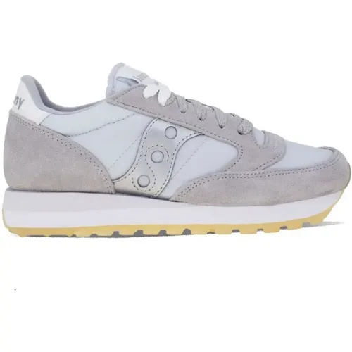 Suede Nylon Sneakers, Stylish and Comfortable , female, Sizes: 4 1/2 UK - Saucony - Modalova