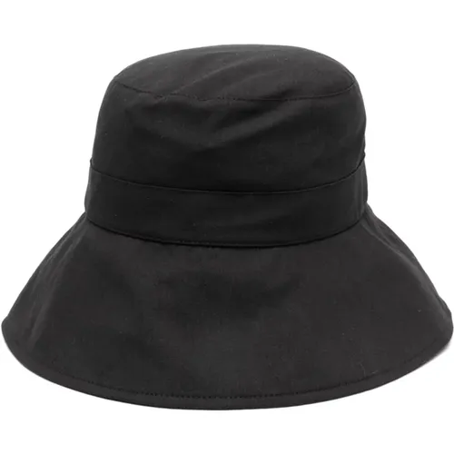Blauer Hut mit Besticktem Logo , Damen, Größe: 56 CM - Jacquemus - Modalova