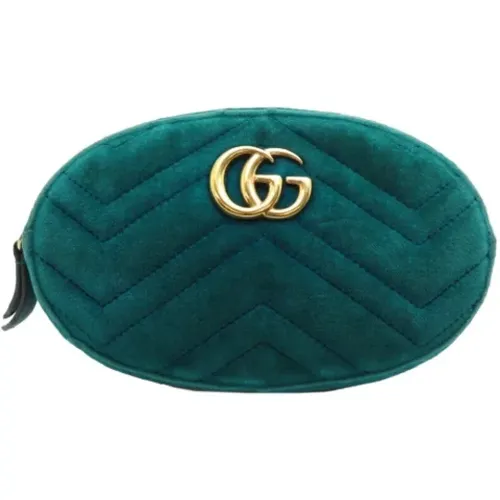 Pre-owned Suede gucci-bags , female, Sizes: ONE SIZE - Gucci Vintage - Modalova