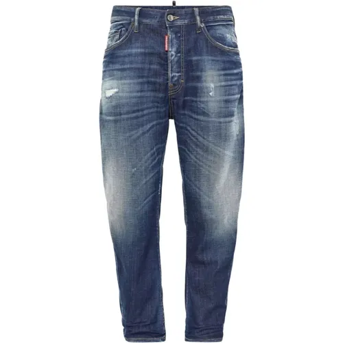 Dunkelblaue Denim Jeans , Herren, Größe: L - Dsquared2 - Modalova