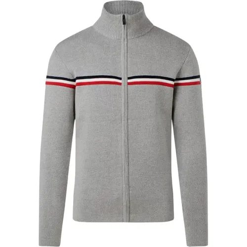 Heritage Zip-Up Strickweste , Herren, Größe: M - Fusalp - Modalova