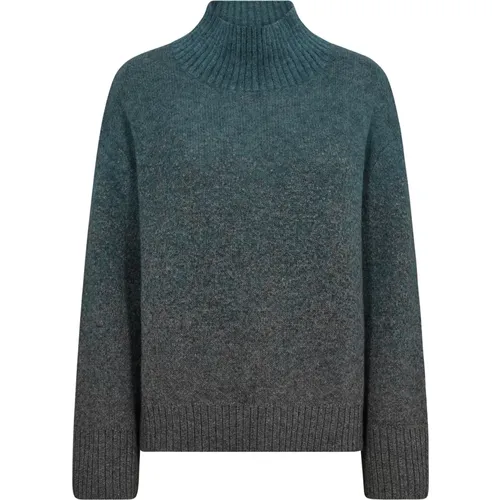 Weicher Strickpullover Storm Blau , Damen, Größe: L - MOS MOSH - Modalova