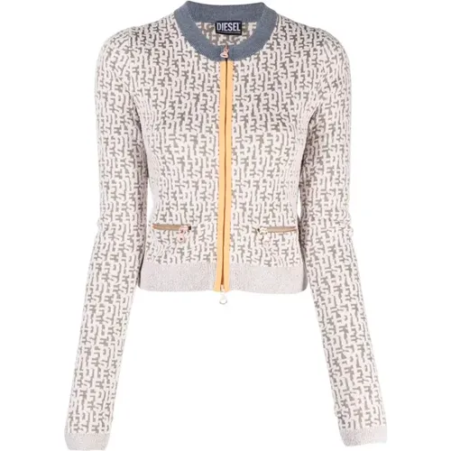 M-allorca knitwear jacket , female, Sizes: XS, S - Diesel - Modalova