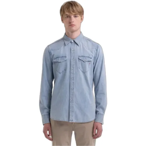 Shirts , male, Sizes: 2XL, XL - Replay - Modalova