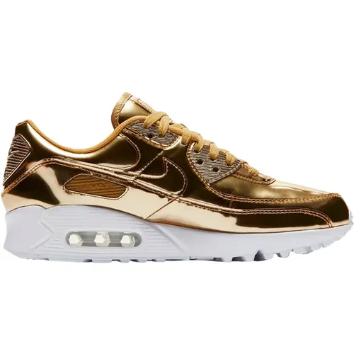 Metallic Gold Limited Edition Sneakers , Herren, Größe: 42 1/2 EU - Nike - Modalova