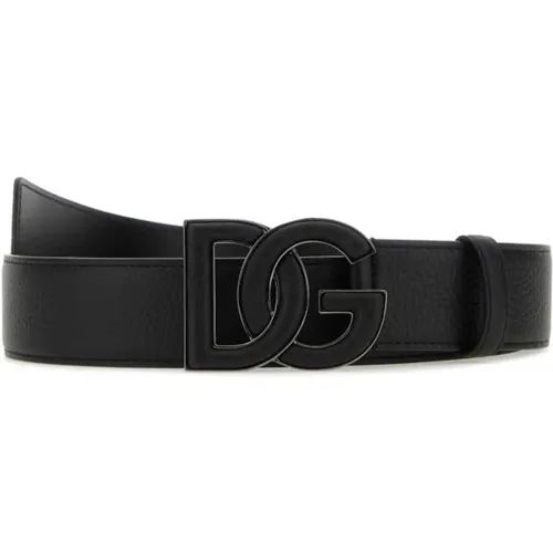 Belts , Herren, Größe: 85 CM - Dolce & Gabbana - Modalova