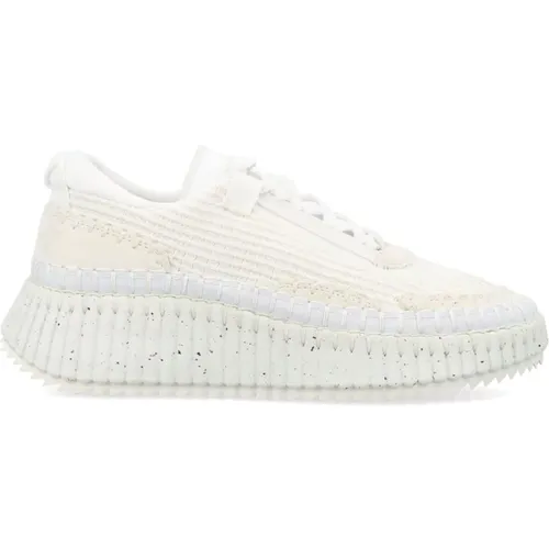 Mesh Sneakers for Women , female, Sizes: 7 UK, 5 UK, 3 UK, 6 UK - Chloé - Modalova