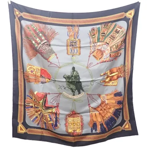 Pre-owned Silk scarves , female, Sizes: ONE SIZE - Hermès Vintage - Modalova